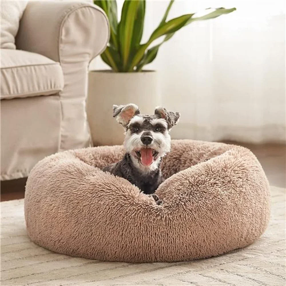 Dog Bed for Small Dogs - Donut Washable Small Pet Bed, 23